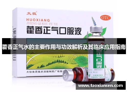 藿香正气水的主要作用与功效解析及其临床应用指南